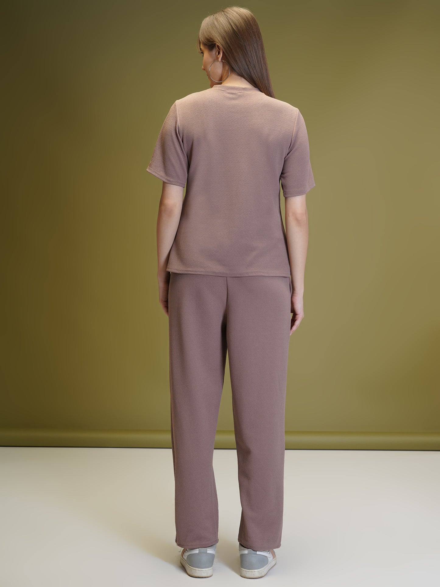 Women’s Co-Ord Set Relaxed Fit T-Shirt & Pants with Pockets